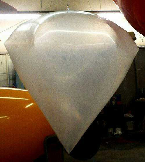Diamond shape helium inflatable for trade sho display