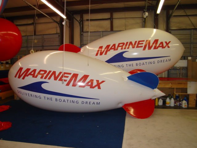 Marine Max trade show blimp