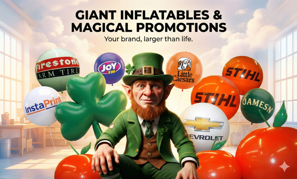 Trade show balloons for Las Vegas Expos and shows made in the USA